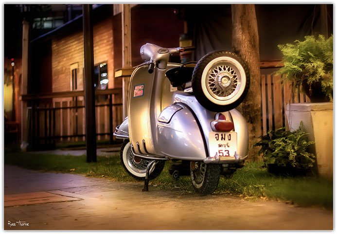 1960s Vespa scooter