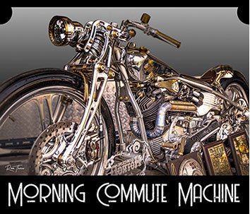 Custom brass Harley Davidsom