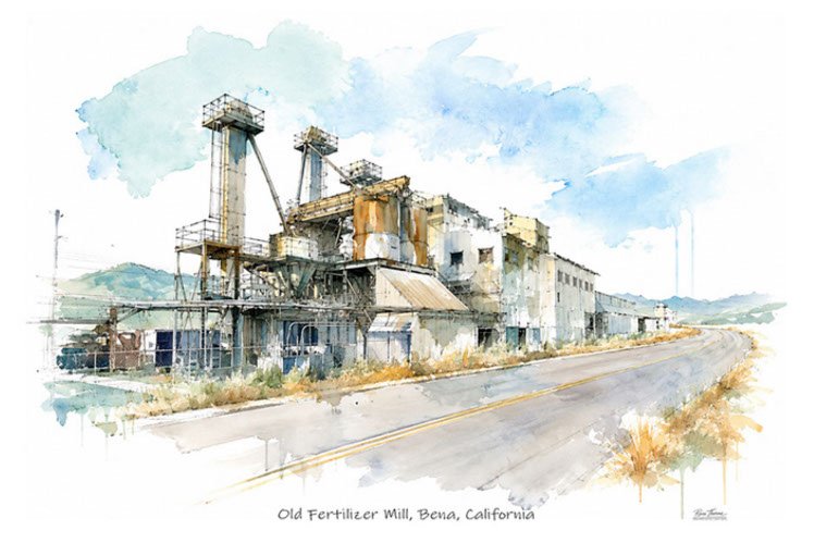 Popejoy barn and the SS-Minnow highway 58 Tehachapi, Californa. Russ Thorne
