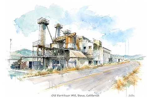 Popejoy barn and the SS-Minnow highway 58 Tehachapi, Californa. Russ Thorne